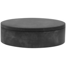  1pc pierre à encre créative avec couvercle peinture ronde pierre à encre de