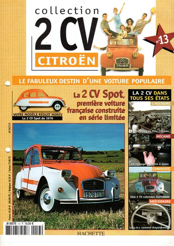 Fascicule citroën 2cv 13 - 2cv., n°