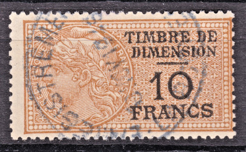 Timbre france fiscal 1945 - france,