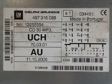 Autoradio d'origine OPEL