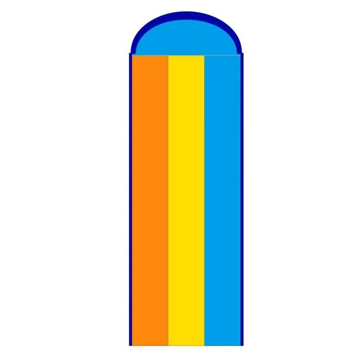 Toboggan aquatique gonflable - toboggan,
