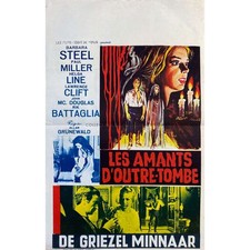 NIGHTMARE CASTLE Belgian Movie Poster  - 14x21 in. - 1965 - Mario Caiano, Barbar