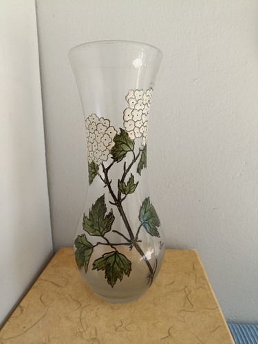 Vase verre émaillé - vase,