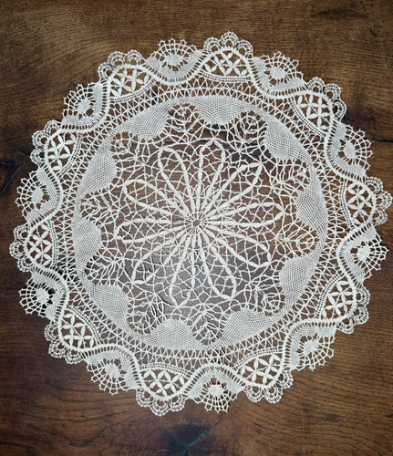 Dentelle ancienne rosace aux - ancienne,