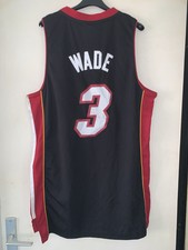 Maillot Jersey NBA Miami Heat Dwyane Wade 2013/14 Lenght +2 Vintage Taille M