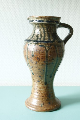 Cruche vase grès pyrité - cruche, en