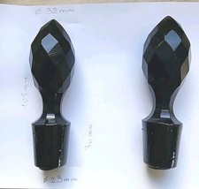 2 Bouchons de Carafe Noirs