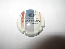 1 capsule de champagne De Castelnau N°4 bandes bleu et marron