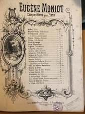 Recueil factice pièces pour piano partition ancienne reliée fin XIXe siècle