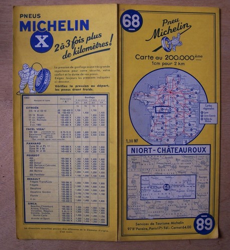 Carte michelin niort - niort,