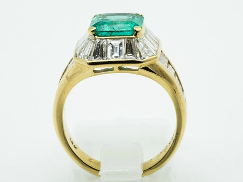Bague 18k émeraude - 18k, +