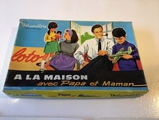 Ancien Jeu de Société Loto Volumétrix Complet Vintage Réf 5081 années 60