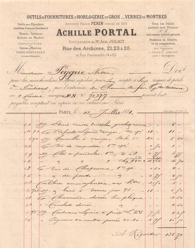 1881 outils fournitures - et,