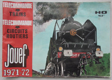 Catalogue Jouef HO 1971-72 Télécommande Trains, Circuits routiers 48 pages
