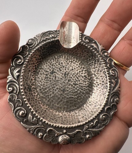 Ancien cendrier argent 800 - cendrier,