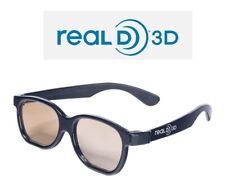 Lunettes réelles D 3D. Télévision de cinéma