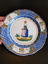 Ancienne assiette decorative - ancienne,
