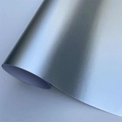 Satin matte silver chrome - #,