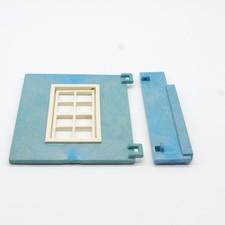 27869 Playmobil Charnière Droite avec porte Vintage 3421 3422 Jaunissement et Pe