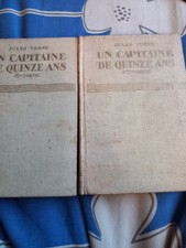 Jules Verne: "Un capitaine de quinze ans" Hachette 1ere Et 2 ème Partie (1929)