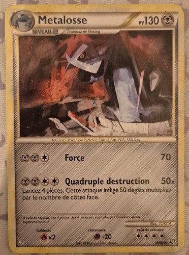 Carte pokémon metalosse - carte,