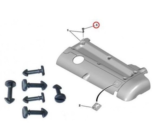6pcs engine cover clips - 6pcs,