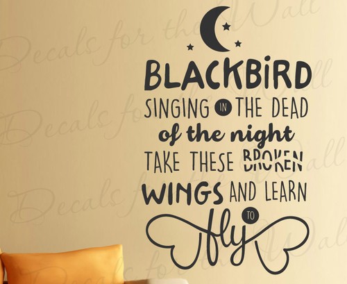 Blackbird singing beatles song - blackbird,