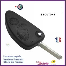 Coque Télécommande Plip Clé Alfa Romeo 3 Boutons  147 156 166 GT