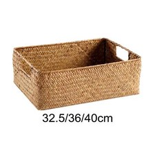 Panier de rangement tissé en