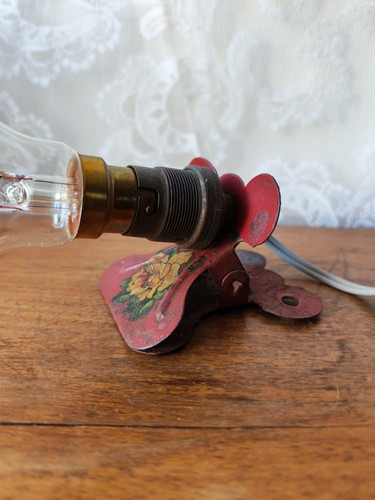 Lampe pince vintage métal - à,