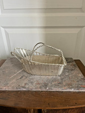 Ancien Porte Bouteille Panier