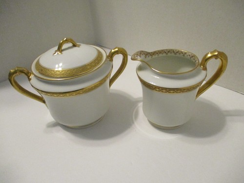 Creamer sugar cream w - creamer, w/gold
