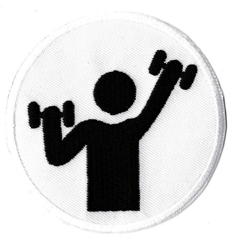 écusson patche fitness - Écusson,