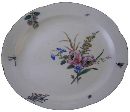 Assiette porcelaine florale - en,