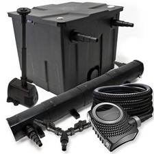 Kit filtration bassin 12000l 72W Stérilisateur NEO8000 Pompe 25m Tuyau Fontaine