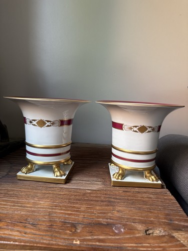 Paire vases porcelaine - paire,