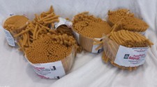 LOT 6 FAGOTS LAINE A NOUER JUNGHANS SMYRNA-WOLLE COULEURS MOUTARDE 345 TAPIS
