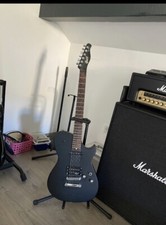 Cort MBM1-SBLK - Guitare électrique Manson Mbm1 Noir Satine
