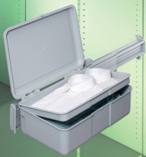 Armoire AMBOS Bi- tiroir Gris