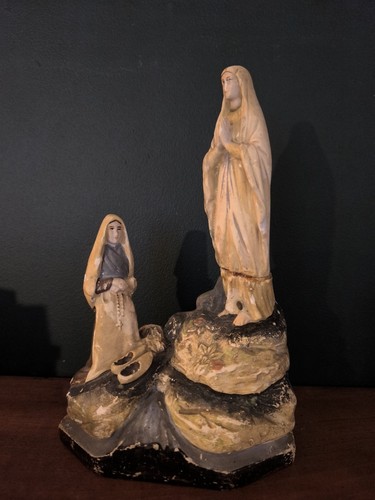 Ancienne statue vierge - ancienne,
