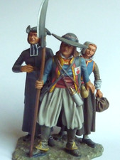 Figurine Aquila / Scénètte couple de CHOUANS à Monter et à Peindre