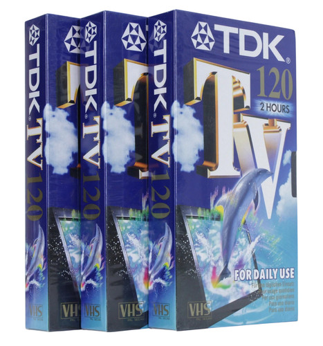 Lot cassettes tdk vhs vidéo - 3,