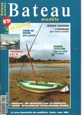BATEAU MODELE N°31 PLAN : CORNE DE BRUME / L'HERMIONE / PROVENCAL 8 et 10 /