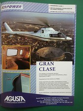 2000 PUB AGUSTA HELICOPTERE AGUSTA A109 POWER ROME COLISEUM ORIGINAL SPANISH AD