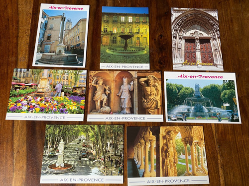 Carte postale aix en - carte, 8