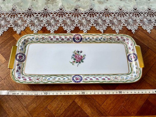 Plat service porcelaine - de, en