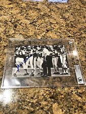 Hank Aaron Autographed Photograph Beckett Slabbed BGS Encased 755 HOF
