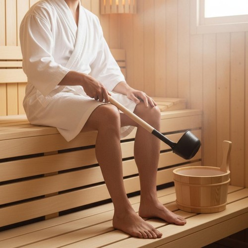 Cuillère sauna en - à,