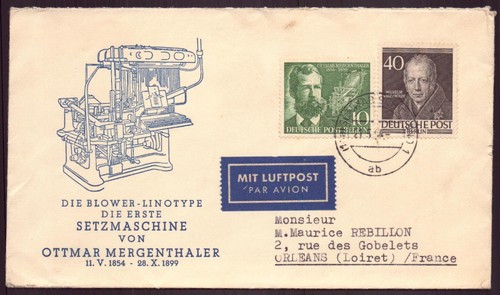 Enveloppe illustrée - , "