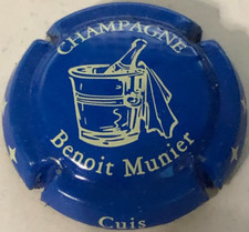 Capsule de Champagne MUNIER Benoit (3. bleu et crème)